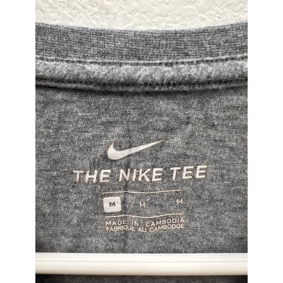 The Nike T Men M Just Do It Gray T Shirt - Picture 4 of 4
